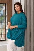 Draped Cotton T-Shirt