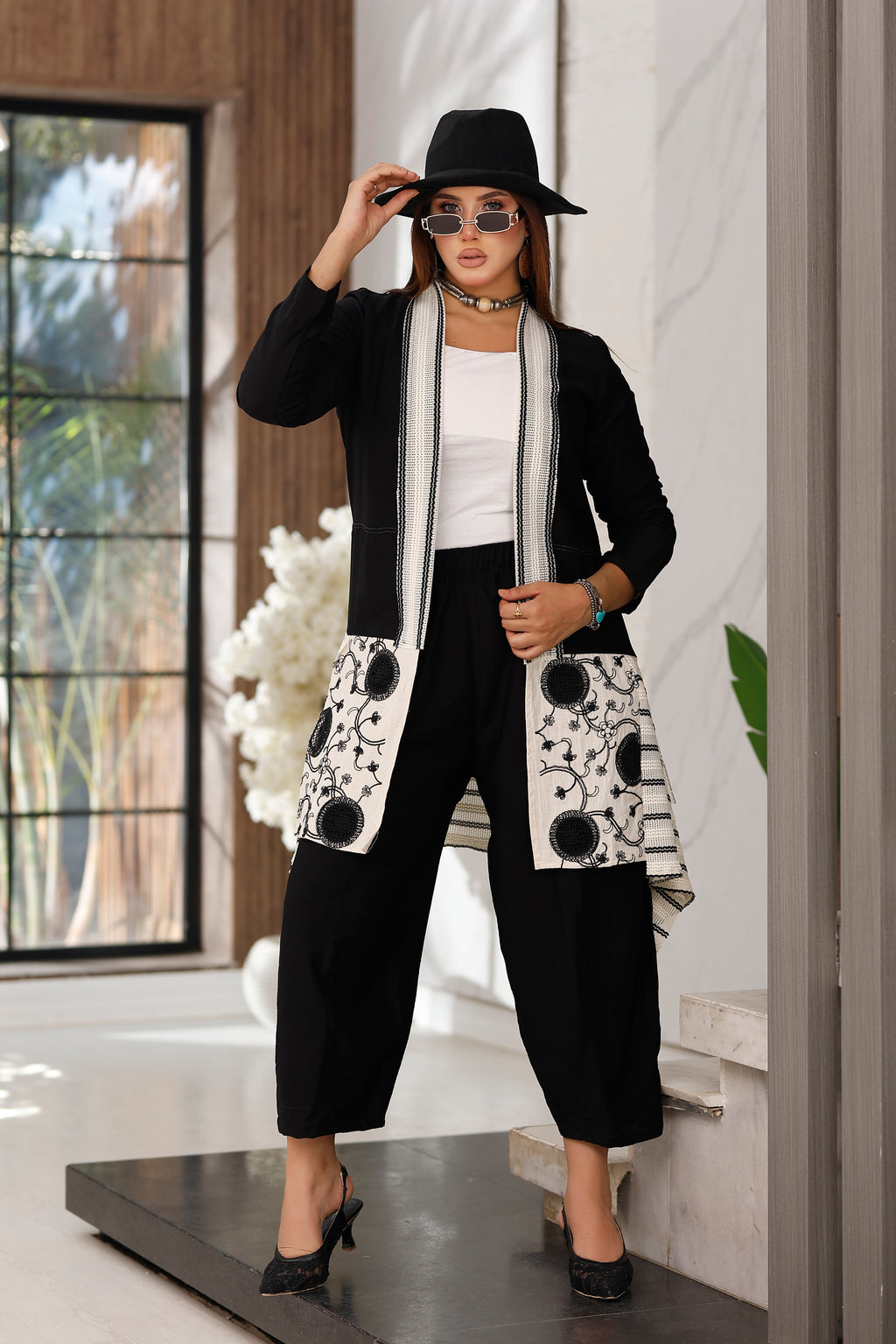 Embroidered Linen Jacket